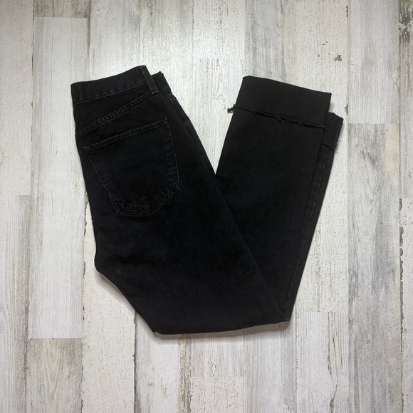 AGOLDE Cherie High Rise Straight Jeans In Distortion Size 26 - Picture 7 of 8